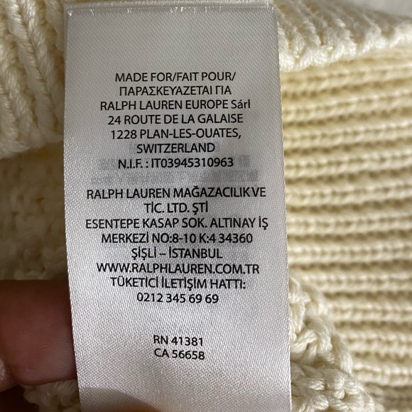 NWOT Lauren Ralph Lauren Long Sleeves Crew Neck Open Knit Sweater Size Large. - Picture 10 of 10